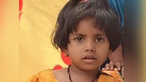 four year old girl who was seriously injured in a stone-throwing incident at a train died