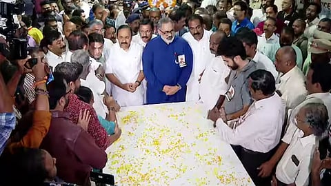 The body of N. Ramachandran Nair who died in Pahalgam terror has brought to kochi airport