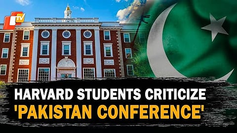 Pakistani representatives attended, Indian students protested at Harvard