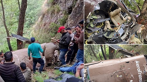 4 tourists killed in helicopter crash Uttarakhand