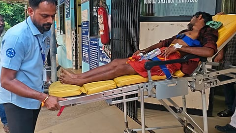 One injured in wild elephant attack in Kuttampuzha