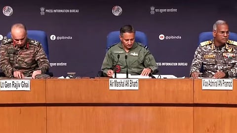 India used akash system; Army in press meet