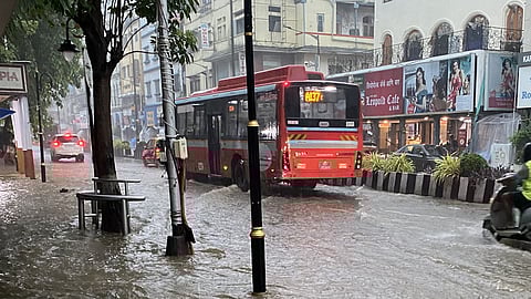 Heavy rains lash Mumbai; CR's harbour line affected, several roads witness waterlogging