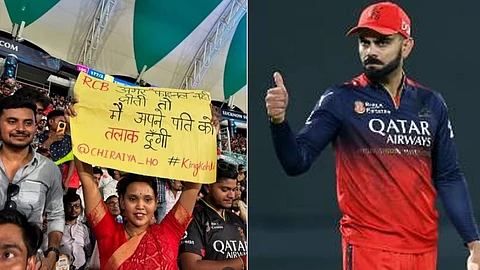 Fan vows to divorce her husband if RCB loss IPL final