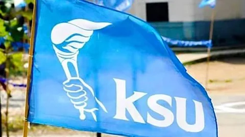 ksu march to minister r. bindu office in alleging negligence in keam rank list