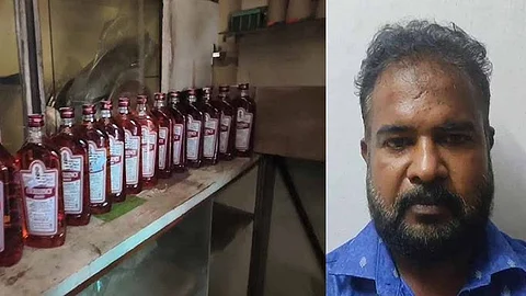 man arrested for selling liquor under the guise of a flower shop