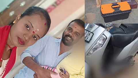 man beheads wife, caught with severed head on scooter