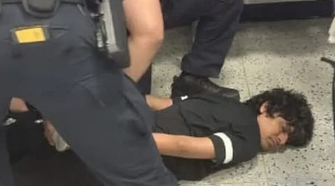 Indian student deported with his hands tied