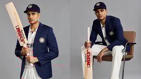 fans criticized shubman gill for writing prince under mrf logo