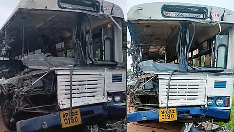 bengaluru bus and lorry accident 4 death