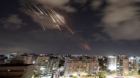 idf says iran launches drone strikes in counter attack on israeli sites