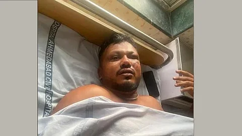 health update of survived passenger in gujarat plane crash