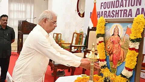 Rajbhavan will remove bharatamba controversial picture