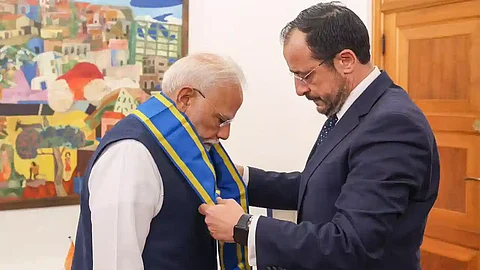 Cyprus highest honor for Narendra Modi