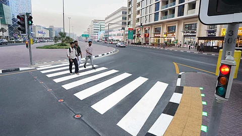 Smart pedestrian crossing Dubai