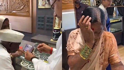 Maharashtra jeweller gifts mangalsutra to couple for Rs 20