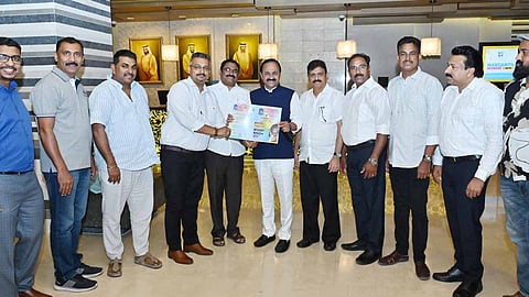 Opposition Leader V.D. Satheesan releases the 'Ponnonam 2025' brochure