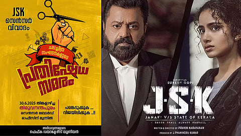 fefka protests censorship board jsk movie