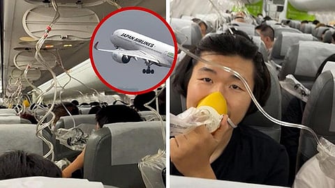 Japan Airlines Boeing 737 plummets sharply in minutes