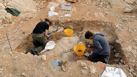 80,000-year-old tools at Jebel Faya in Sharjah