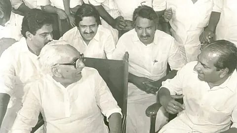 KC Venugopal remembers K Karunakaran in emotional note