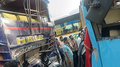 36 injured after 5 buses collide in amarnath yathra convoy