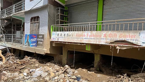 Himachal bank buried in flood