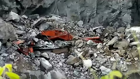 konni quarry accident; bihar native dead body found