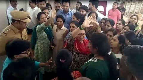 menstrual check thane school principal staffer arrested