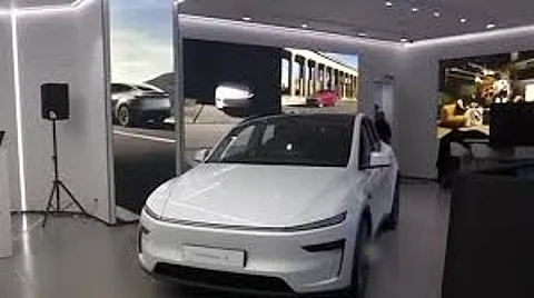 Tesla showroom opens in Mumbai