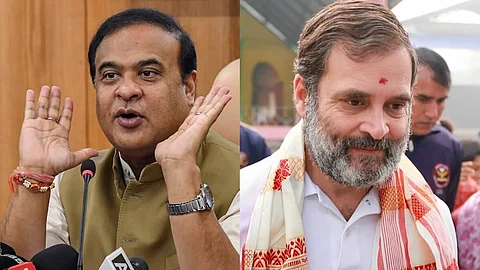 rahul gandhi against assam cm Himanta Biswa Sarma