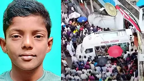 kollam midhun death, funeral