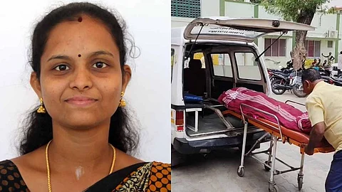 husband killed wife in govt hospital tamil nadu
