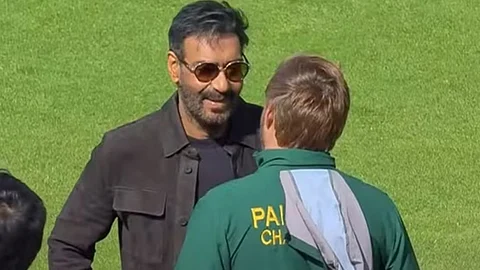 ajay devgan shahid afridi india vs pakistan row viral image wcl