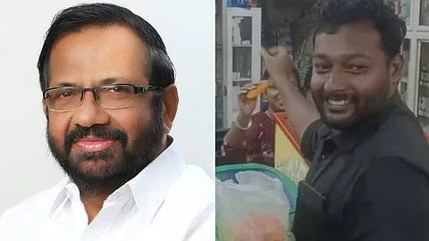 sweet distribution after palode ravi resignation youth congress office bearer removed