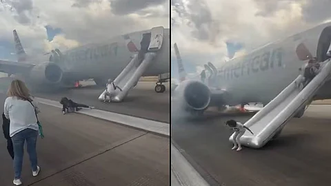 us plane takeoff aborted denver fire