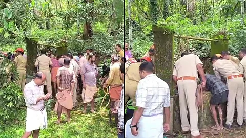 woman jumps into well with two children in kannur