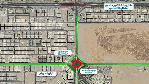 Sharjah Muwailah Roundabout to be temporarily closed from Sunday for maintenance