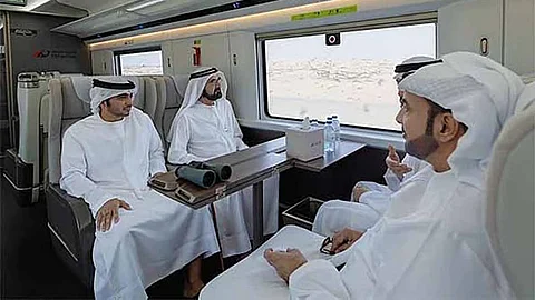 Etihad Rail: UAE Prime Minister Sheikh Mohammed's Dubai-Fujairah journey is exciting