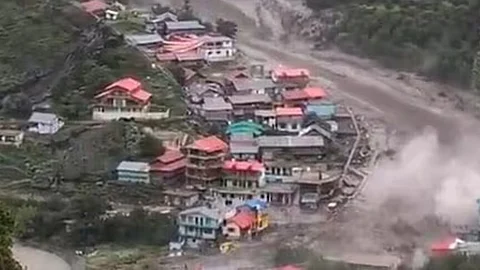 massive cloudburst in Uttarkashi