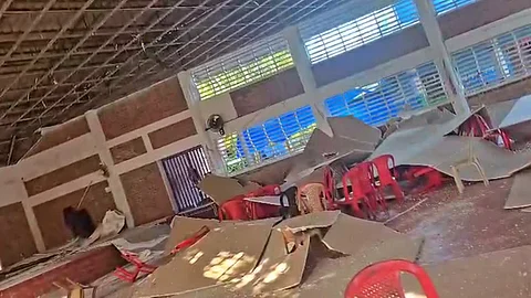 Local Government Department seeks report on government school ceiling collapse incident