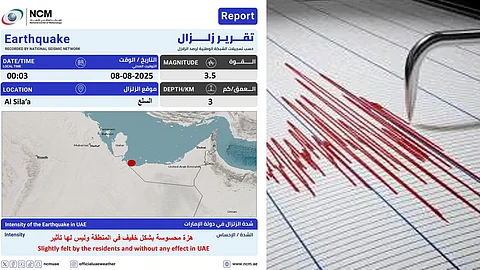 3.5 magnitude earthquake hits Al Sila, Abu Dhabi