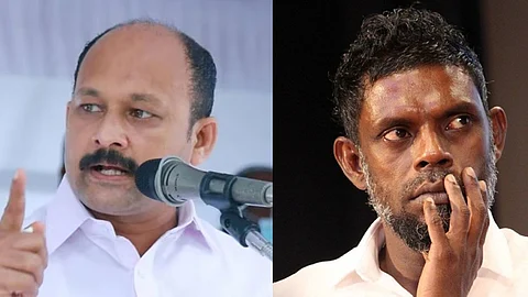 ernakulam dcc president muhammed shiyas against actor vinayakan
