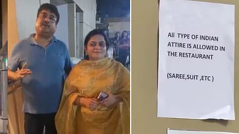 delhi restaurant indian attire controversy puts up new notice