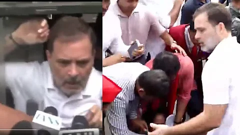 MP protest delhi, Rahul gandhi, priyanka detained