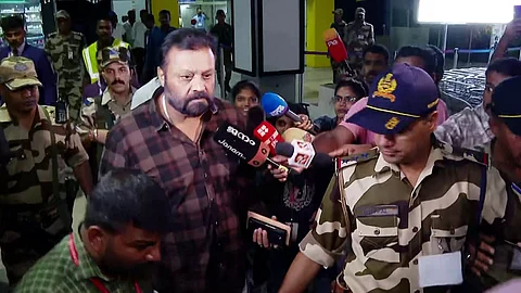 suresh gopi at thrissur