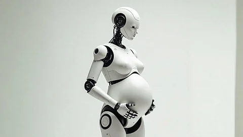 Robot give birth to human baby, Chinese research