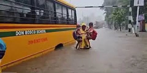 Mumbai waterlogged due to heavy rain
