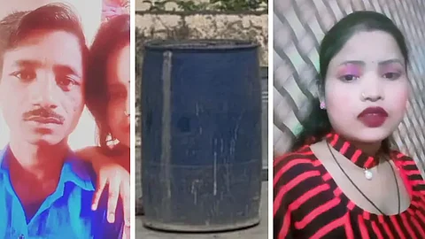 rajasthan man's body found in blue drum