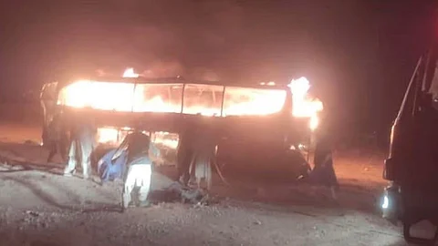 At least 71 killed in Afghanistan after bus hits truck and bike